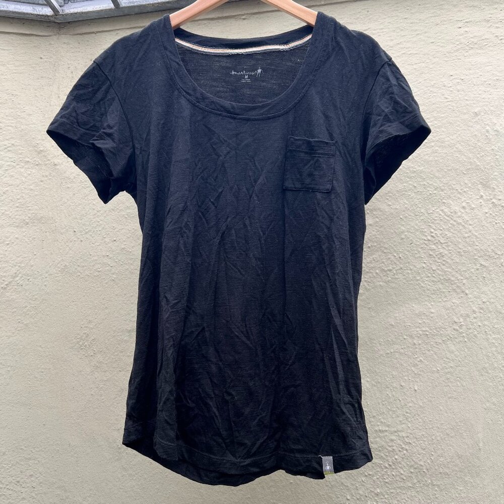 Smartwool 100% wool black tee (M)